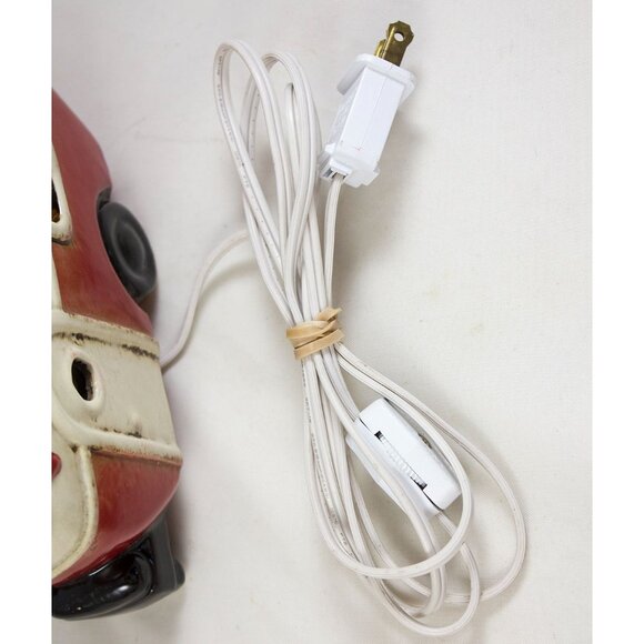 Kirkland's Camper Caravan RV Ceramic Tabletop Night Light Lamp Retro Red - Picture 6 of 6